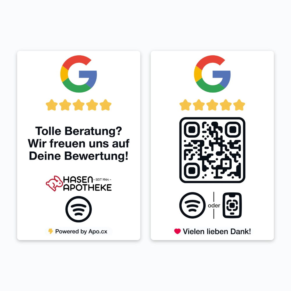 NFC-Bewertungskarte