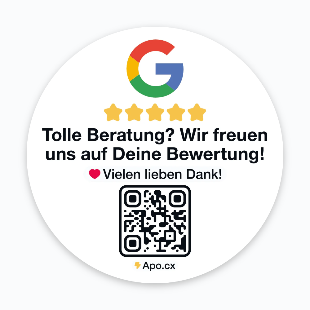 QR-Code Aufkleber